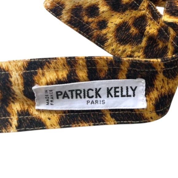 RARE 1980’s Patrick Kelly Paris Vintage Leopard Print Bustier Bra Crop Top Grail - Picture 7 of 8
